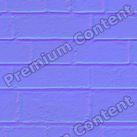 seamles wall bricks normal map 0002